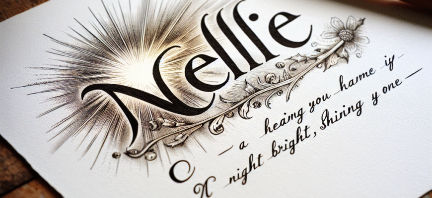 Значення імені Неллі: Відкрийте Секрети та Особливості Цього Чарівного Імені