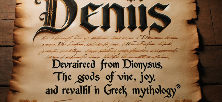 Значення імені Денис: Відкрийте Таємниці Цього Популярного Імені