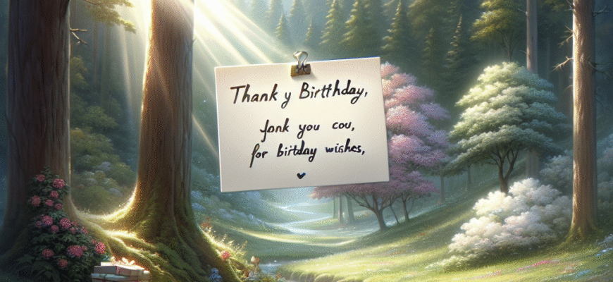 Подяка за привітання з днем народження: Як висловити вдячність близьким і друзям