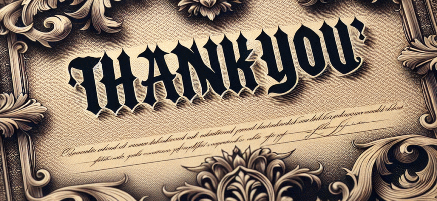 Лист подяка: Як написати ідеальний лист подяки для кожної ситуації