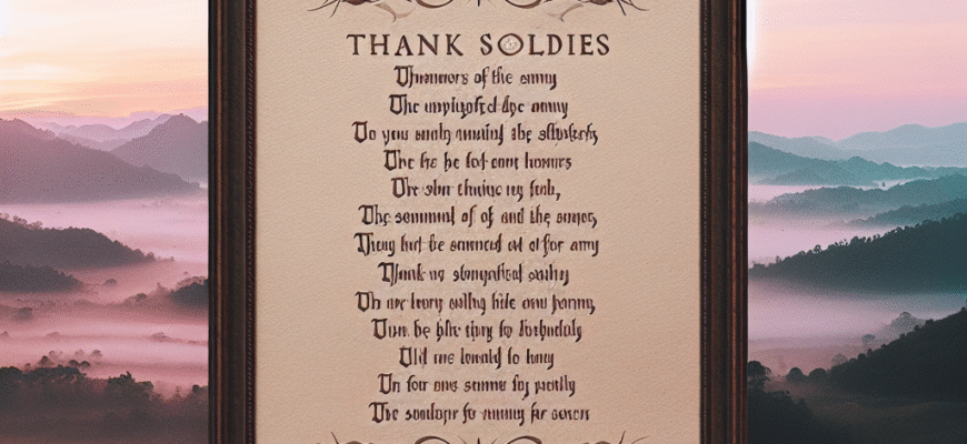 Вірш подяка воїнам ЗСУ: Висловлюємо вдячність за мужність і самопожертву