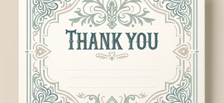 Подяка бланк: Як правильно оформити та використати для грамотного вираження вдячності