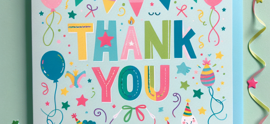 Подяка за свято для дітей: Як відзначити важливі моменти з веселощами та радощами