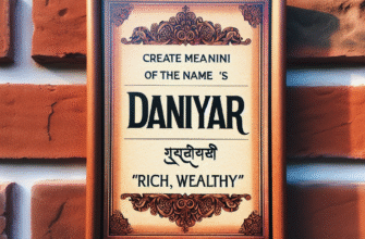 Значення імені Даніяр: Відкрийте таємниці імені та його вплив на долю