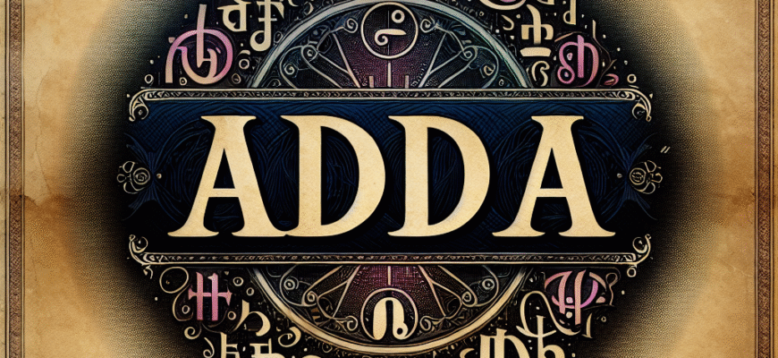 Значення імені Ада: Відкрийте глибокий сенс та символіку цього красивого імені