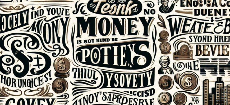 Цитати про гроші: Найкращі вислови для натхнення та мотивації