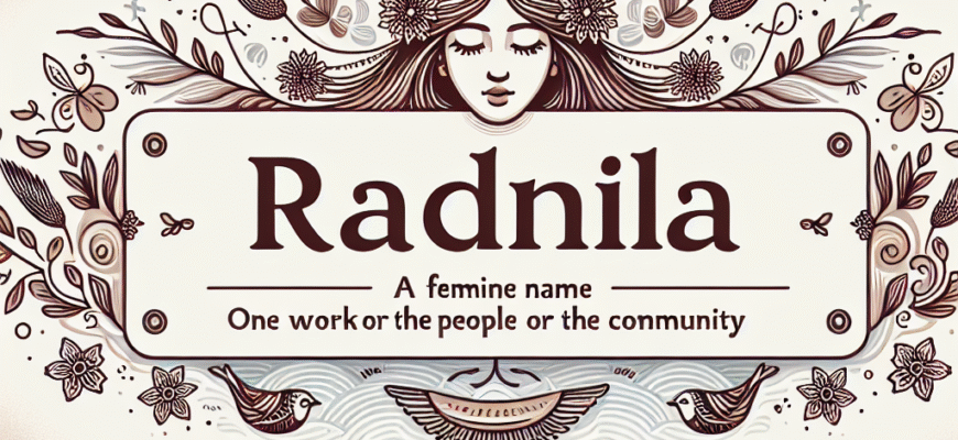 Значення імені Радмила: Відкрийте таємниці цього унікального імені та його вплив на характер.