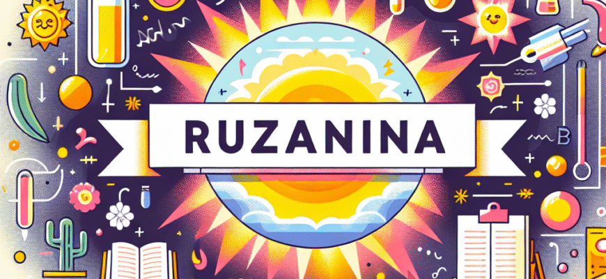 Значення імені Рузанна: Відкрийте таємниці та особливості імені