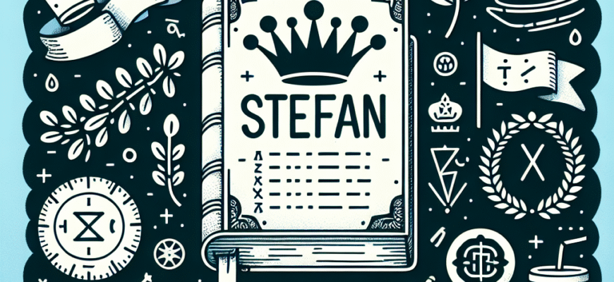 Значення імені Стефан: Відкрийте значення та походження класичного імені