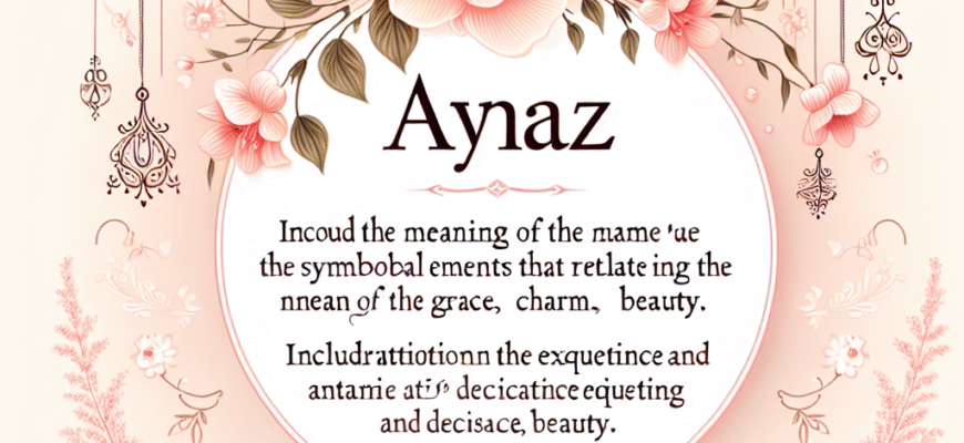 Значення імені Айназ: Відкрийте таємниці імені та його вплив на життя