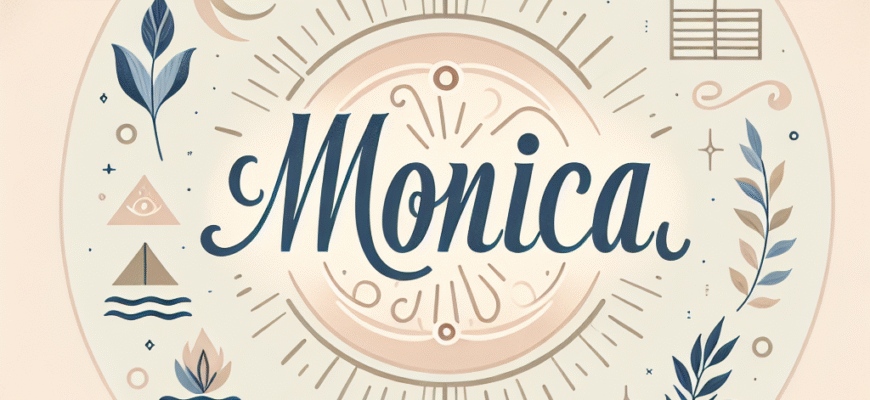 Значення імені Моніка: Походження, Особливості та Вплив на Характер