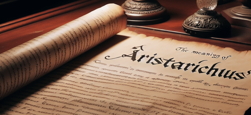 Значення імені Аристарх: Відкрийте Особливості та Тлумачення Імені