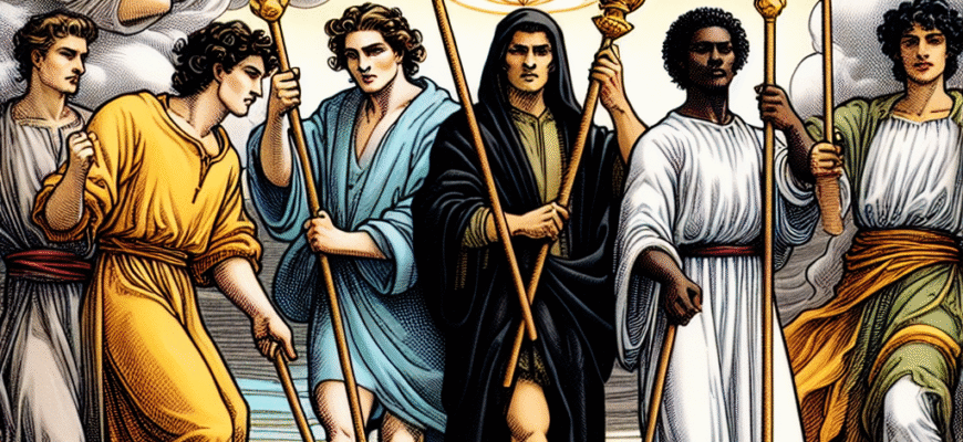 П’ятірка Жезлів - значення карти таро