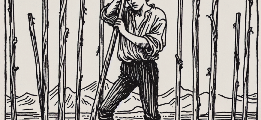 Дев’ятка Жезлів - значення карти таро