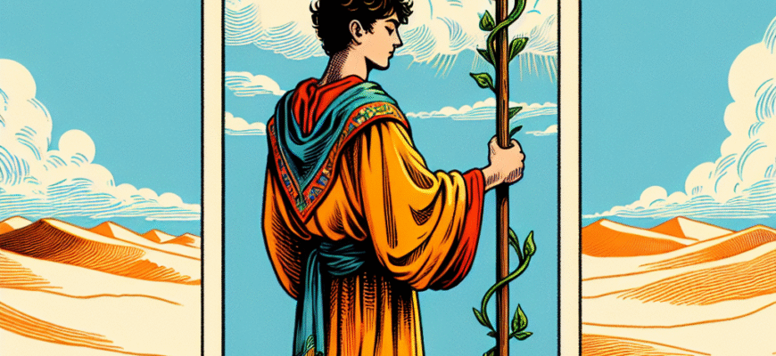 Паж Жезлів - значення карти таро