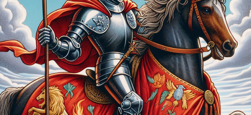 Лицар Жезлів - значення карти таро