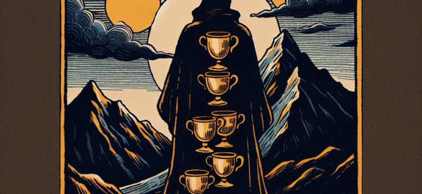 Вісімка Кубків - значення карти таро