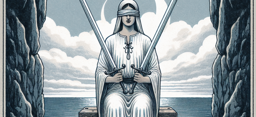 Двійка Мечів - значення карти таро