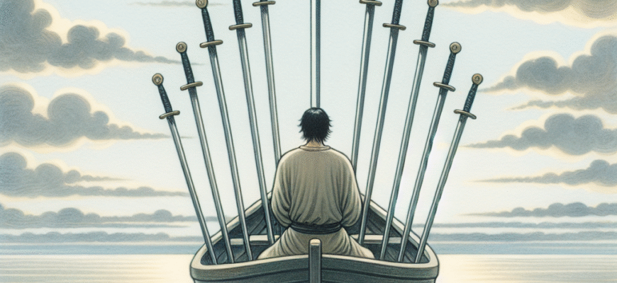 Шістка Мечів - значення карти таро