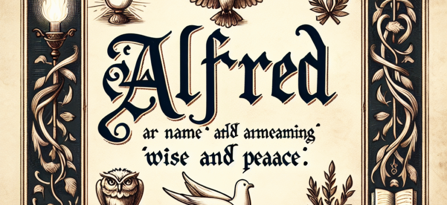 Значення імені Альфред: Все, що потрібно знати про його походження та характеристики