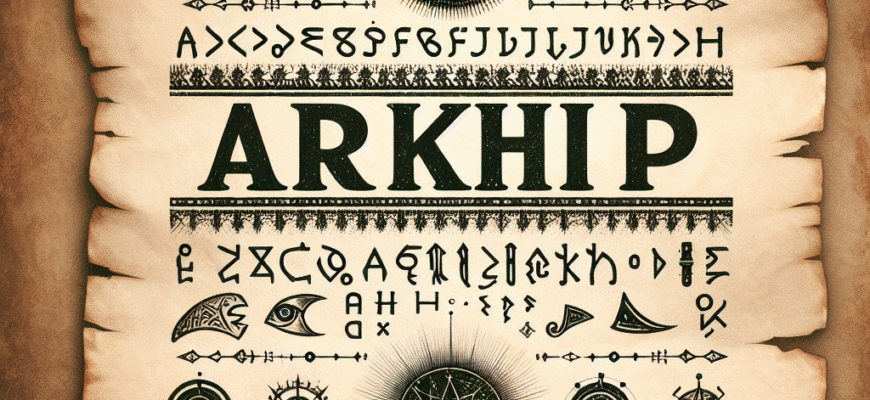 Значення імені Архип: Таємниці, Походження та Вплив на Особистість