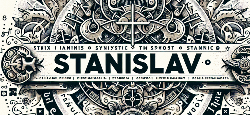 Значення імені Станіслав: Походження, Сили та Особливості
