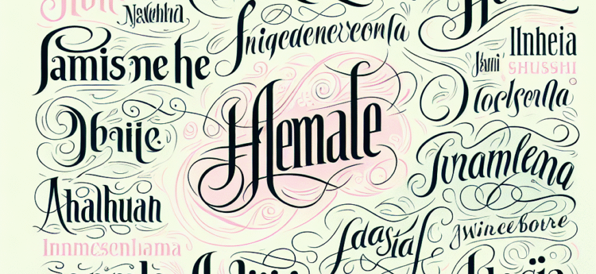 Всі жіночі імена: Від класичних до сучасних – знайдіть ідеальне ім'я!