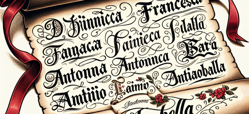 Італійські імена: Кращі Вибори для Вашої Дитини у 2023 Році
