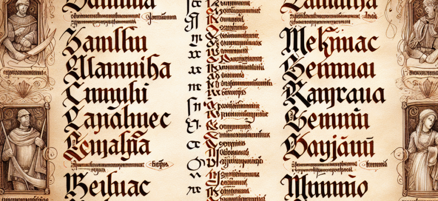 Словʼянські імена чоловічі: Вибір найкращих імен для вашого сина!