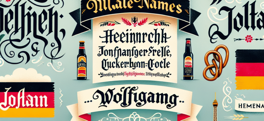 Популярні німецькі імена чоловічі: Топ-10 виборів для вашої дитини
