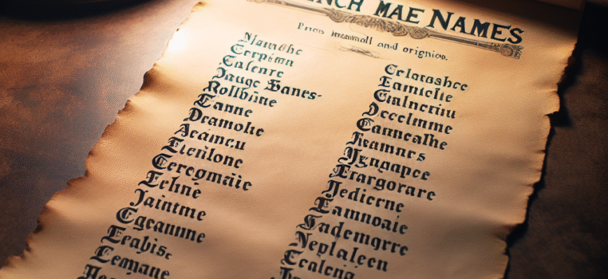 Французькі імена чоловічі: Кращі варіанти для вашої дитини