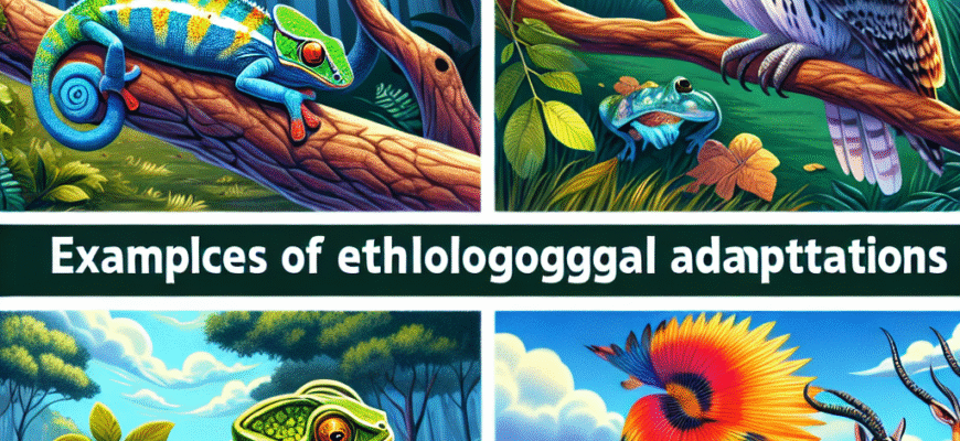 етологічні адаптації приклади
