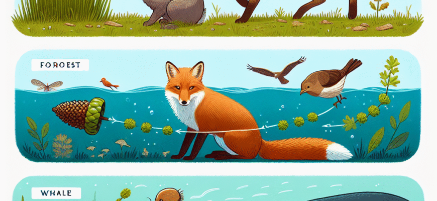 3 ланцюги живлення приклади