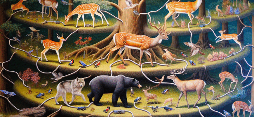 ланцюги живлення в лісі приклади