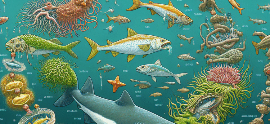 ланцюг живлення в морі приклади