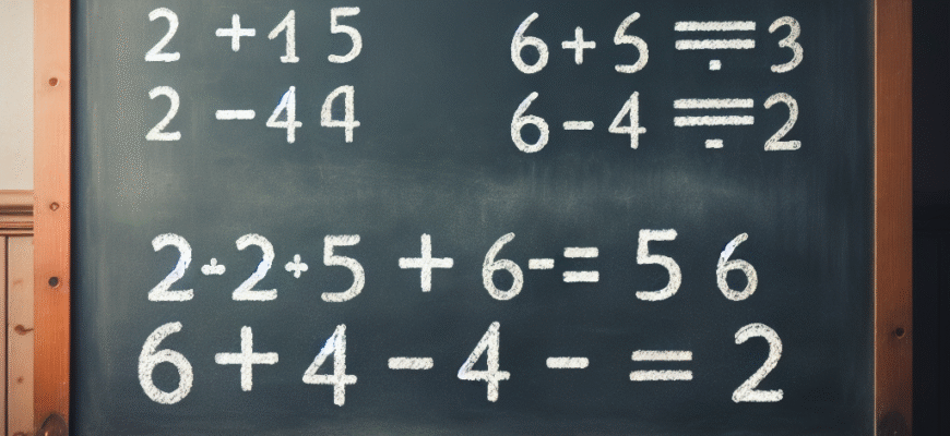 приклади на додавання і віднімання в межах 10