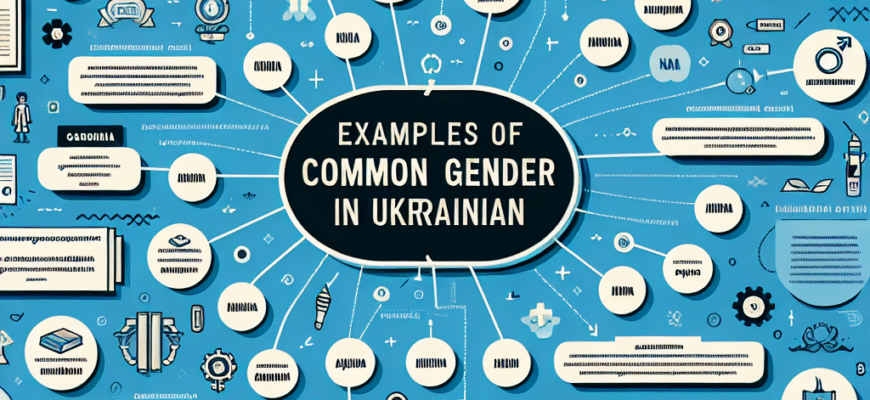 іменники спільного роду приклади