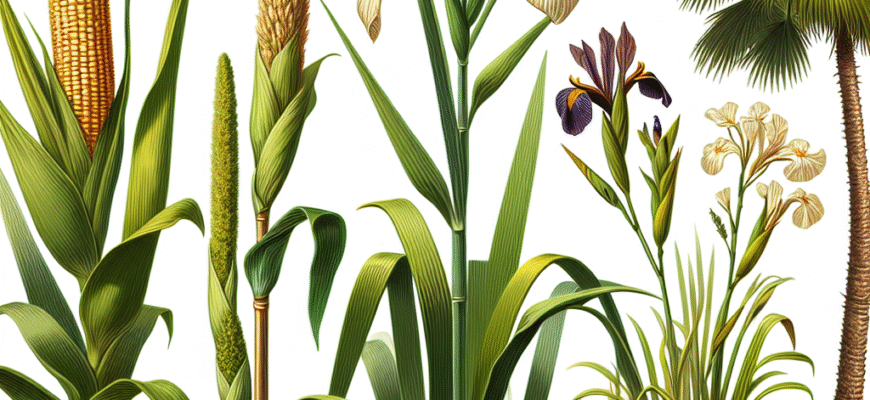 однодольні рослини приклади