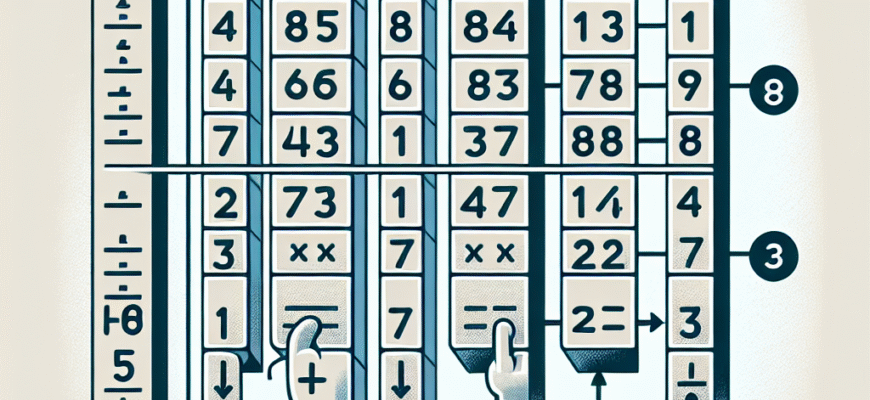 приклади на множення в стовпчик