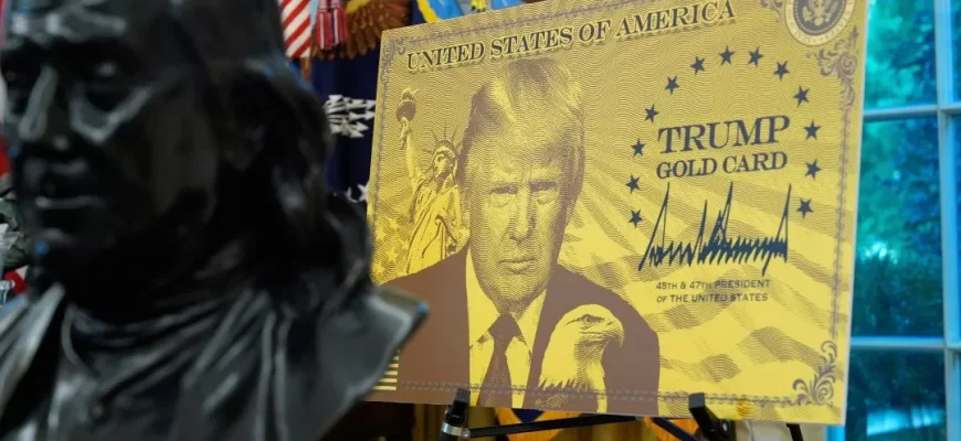 Трамп запустив золоту картку Trump Gold Card, яка дозволить отримати посвідку на проживання у США за 1 млн доларів