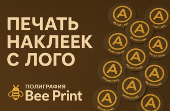 наклейки с лого