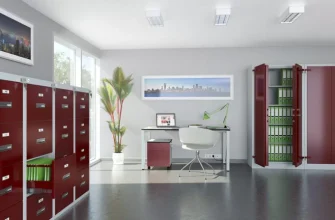 металеві меблі в офісі