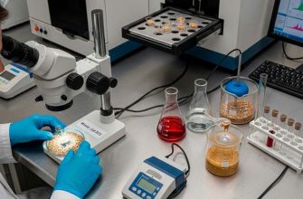 проверка качества зерна в лаборатории